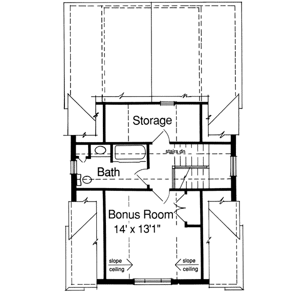 extra floor house blueprint