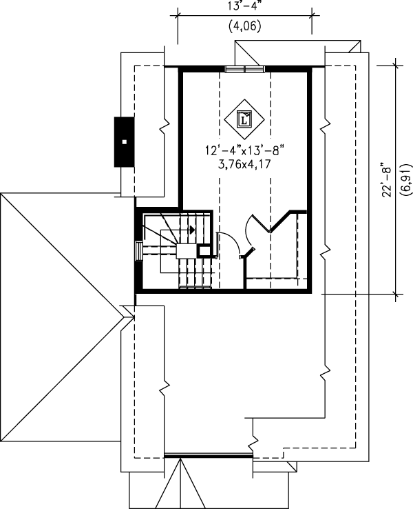 extra floor house blueprint