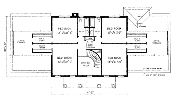 extra floor house blueprint