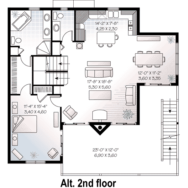 extra floor house blueprint