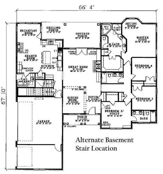 extra floor house blueprint