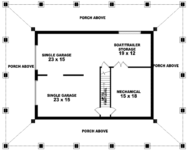 extra floor house blueprint