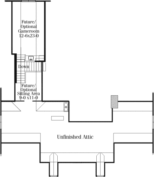 extra floor house blueprint