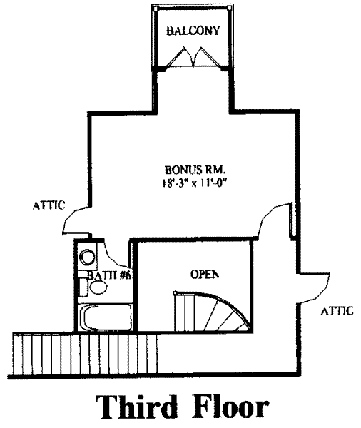 extra floor house blueprint