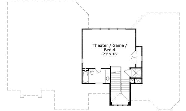 extra floor house blueprint