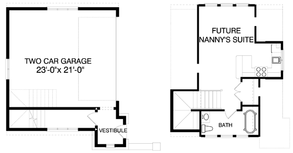 extra floor house blueprint