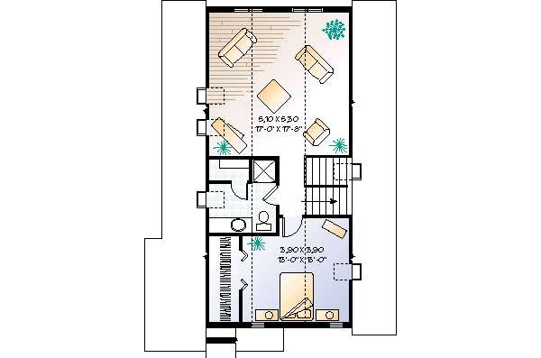 extra floor house blueprint