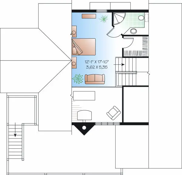 extra floor house blueprint
