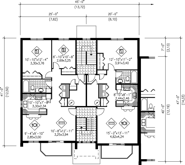 extra floor house blueprint