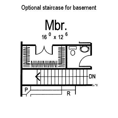 extra floor house blueprint
