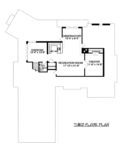 extra floor house blueprint