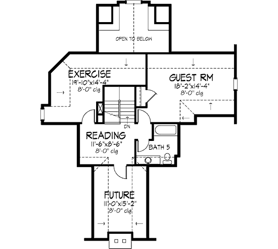extra floor house blueprint