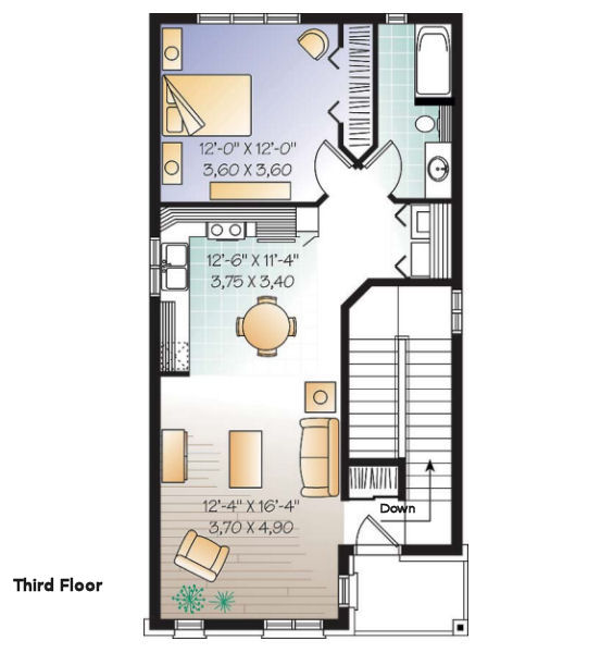 extra floor house blueprint