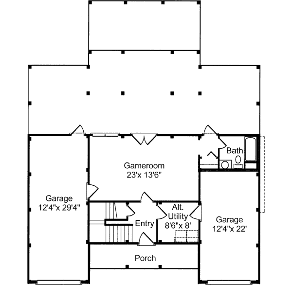 extra floor house blueprint