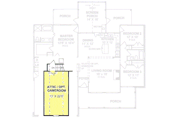 extra floor house blueprint