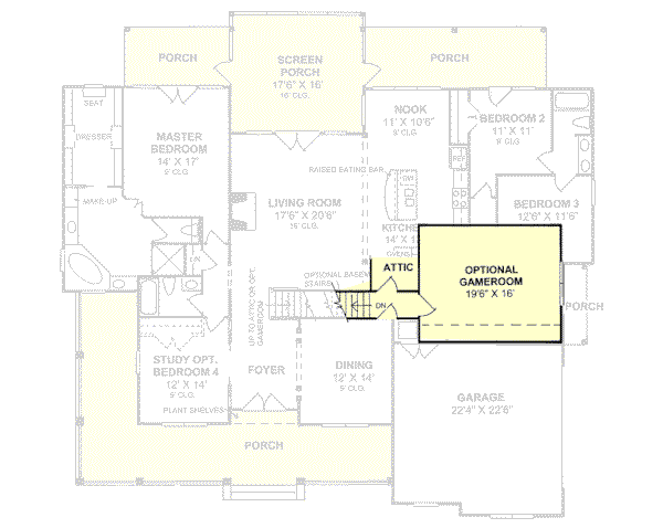 extra floor house blueprint