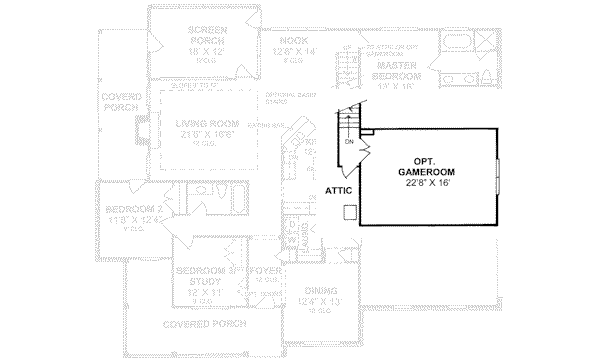 extra floor house blueprint
