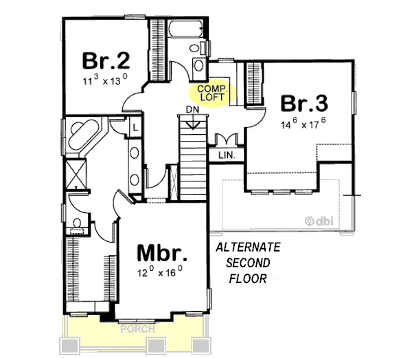 extra floor house blueprint